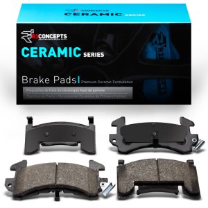 Buick Riviera Brake Pads - Front - R1 Concepts - Ceramic - `78-`03